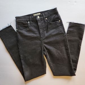 Madewell 11” high rise skinny Lunar Wash size 26 EUC